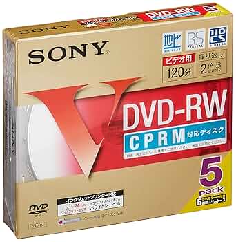 SONY - SONY　ビデオ用 DVD-RW 2倍速 20枚組 20DMW12HXS 20DMW12HXS/10DMW12HXP | 記録メディア | ソニー